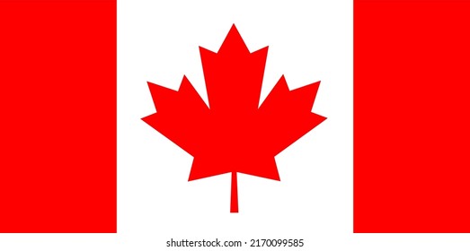 national flag of canada vector