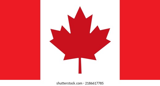 
National flag of Canada vector