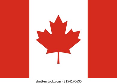 National flag of Canada - Vector Eps10