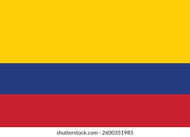 National flag of Colombia vector image