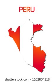 national flag color in map gradient design