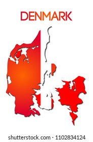 national flag color in map gradient design