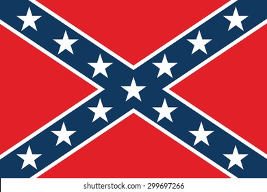 National Flag Of The Confederate States Of America