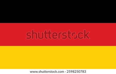 National flag of countries,National flag of Germany Vector