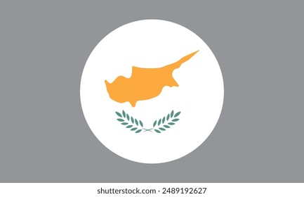 The national flag of Cyprus