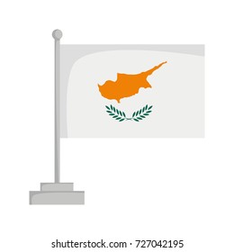 National flag of Cyprus Vector Illustration