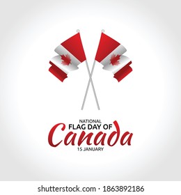 National Flag Day of Canada Vector Illustration. Suitable for greeting card poster and banner	