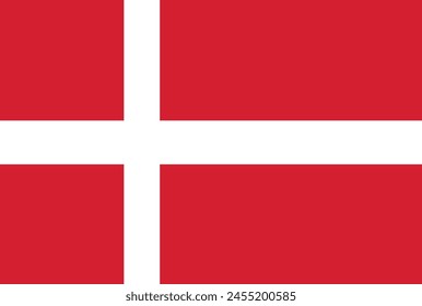 The national flag of denmark