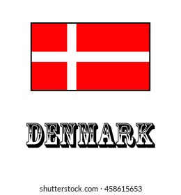 the national flag of Denmark
