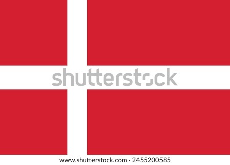 The national flag of denmark
