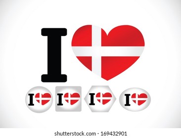 National flag of Denmark themes idea