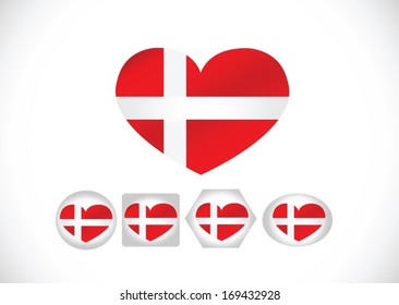 National flag of Denmark themes idea