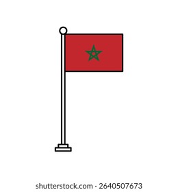National Flag Design of Morocco