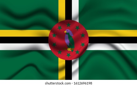 National Flag Dominica Abstract National Flag Stock Vector (Royalty ...