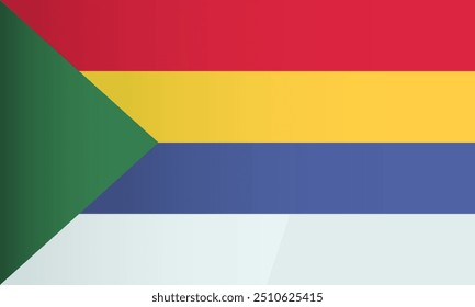 National flag of Druze. Country identity