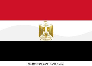 the national flag of egypt 