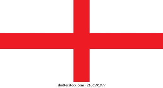 National flag of England vector