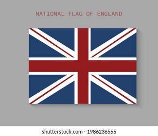 Bandera nacional del diseño de vectores de inglaterra