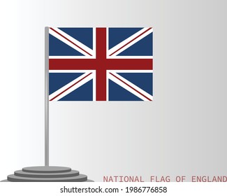 The national flag of england vector design