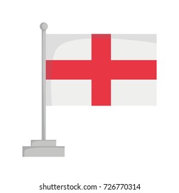 National flag of England Vector Illustration