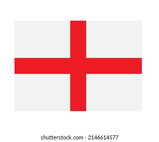The national flag of England.vector image.vector illustration.