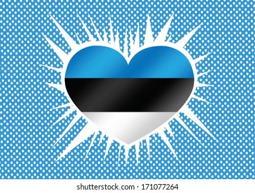 National flag of Estonia themes idea design