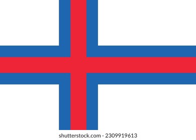 The National Flag of Faroe Islands