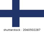 National flag of Finland original size and colors vector illustration, Suomen lippu or Finlands flagga and Siniristilippu used Nordic cross, Finnish flag has Scandinavian cross
