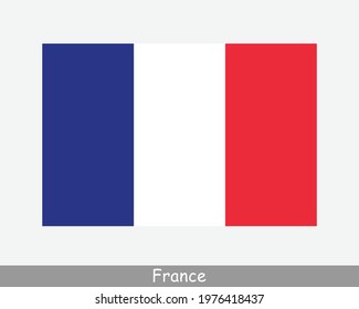 National Flag of France. French Country Flag. French Republic Detailed Banner. EPS Vector Illustration Cut File svg