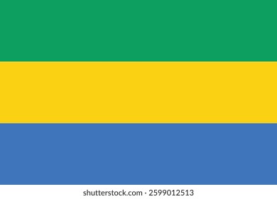 National flag of Gabon vector image