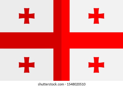 the national flag of georgia