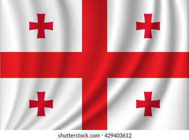 national flag of georgia