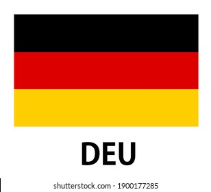 The national flag of Germany.