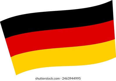 The national flag of Germany vector illustration
