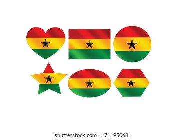 National flag of Ghana themes idea design