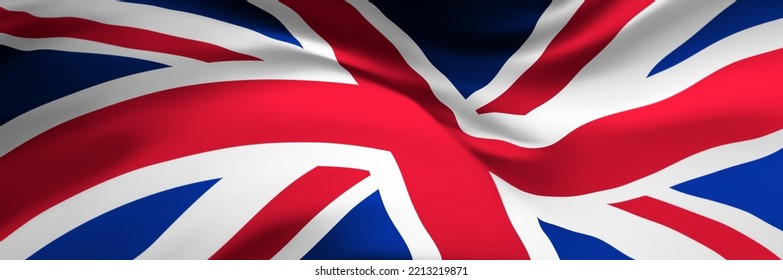 National flag of Great Britain. Country official symbol. Banner, backdrop