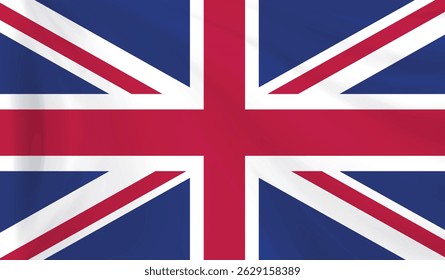 The national flag of Great Britain. For illustrations of news on the Internet. Editable image