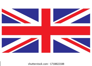 National flag of the Great Britain (vector illustration)