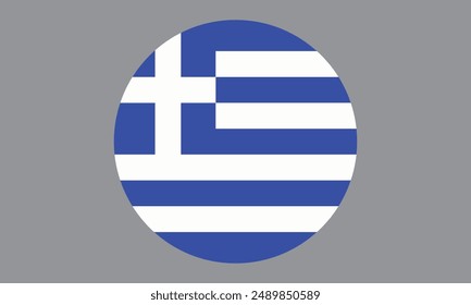 The national flag of Greece