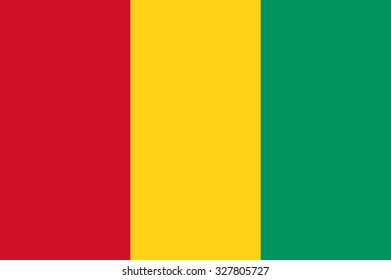 National flag of Guinea (Guinea-Conakry)