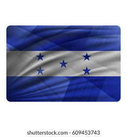 National flag of Honduras  in modern design style.