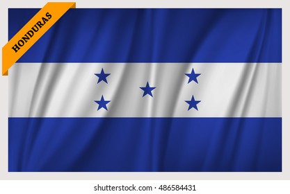 National flag of Honduras - waving edition