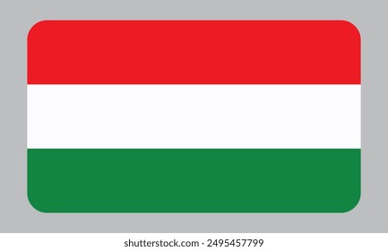 The national flag of Hungary