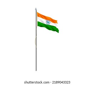 La bandera nacional de la India, coloquialmente llamada Tricolor, es una bandera tricolor rectangular horizontal de azafrán, blanco y verde de la India; con Ashoka Chakra,