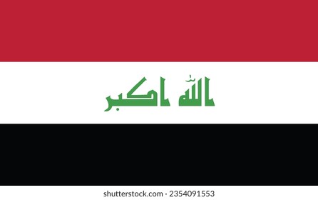 National Flag of Iraq, Iraq sign, Iraq Flag