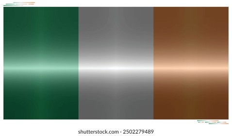 National Flag of Ireland in black shadow. Irish flag in Rectangle shape. European Country. Ireland flags isolated on white background. Editable vector EPS available