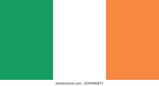 A bandeira nacional da Irlanda frequentemente referida na Irlanda como "o tricolor" e em outros lugares como o tricolor irlandês, é um tricolor vertical de verde, branco e laranja