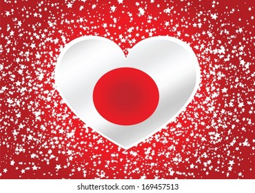 National flag of Japan themes idea design