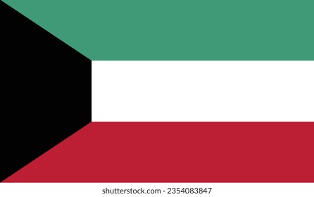 National Flag of Kuwait, Kuwait sign, Kuwait Flag