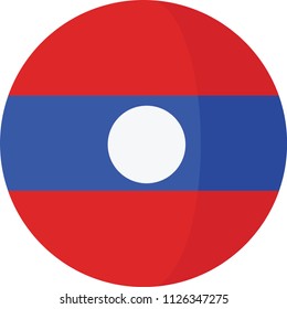 National flag laos